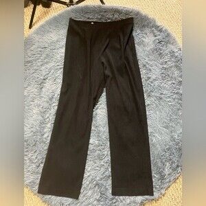 Vintage Paco Rabanne Black Straight Leg Pants Size L Designer France